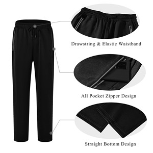 Pantalon de survêtement à capuche de haute qualité Ensemble 2 pièces en polyester Costume respirant Ensembles de jogging avec logo personnalisé Survêtements pour hommes Costumes de survêtement unisexes - Product Image 5