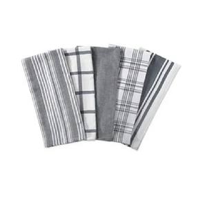 Nouvelle conception rayée naturel 100% coton biologique absorbe imperméable prix de gros Super doux Gots certificat serviettes de cuisine - Product Image 6
