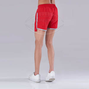 Shorts de course décontractés respirants pour hommes, technologie de séchage rapide, taille à cordon de serrage, matière coton/polyester, haute performance, usage quotidien - Product Image 4