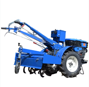 Mini motoculteur diesel 4WD tracteur de marche à deux roues, construction de qualité supérieure, expédition rapide, moteur de boîte de vitesses - Product Image 2