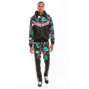 Nouvelle arrivée pour hommes pour la saison d'hiver Ensemble de survêtements confortables en tissu respirant avec manches complètes imprimées Technics - Product Image 1