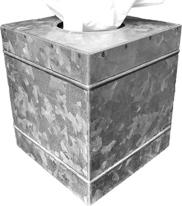 Combinaison bois et métal porte-serviettes porte-serviettes de mariage meilleure qualité accessoires de salle de bains Design moderne boîte à mouchoirs - Product Image 3