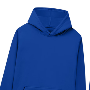 Ensemble de survêtement bleu roi avec sweat à capuche et pantalon de jogging pour hommes et femmes, vêtements de sport décontractés d'hiver, vente en gros, usine OEM, logo personnalisé - Product Image 6