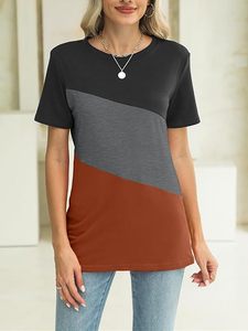 Camisetas de manga corta antipilling ecológicas de verano informales para mujer - Product Image 3