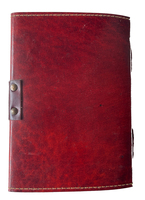 Carnet en cuir véritable classique en gros, pierre verte unique, relié à la main, journaux embossés, carnet de sorcellerie Wiccan pour unisexe