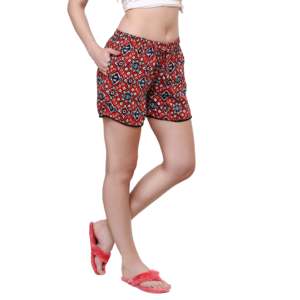 Evolove Women's Soft Breathable Rayon Shorts XS Hot Shorts Bermuda & Biker Styles Short Pants with Booty Pattern - Product Image 4