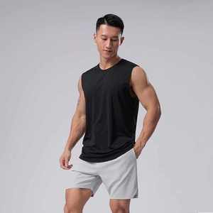 High Quality Custom Men's Premium Ribbed Tank Top Breathable Knitted Casual Style Printed Tank Top - Product Image 4