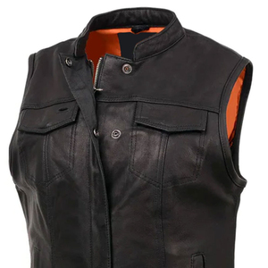 Gilet en cuir décontracté d'hiver à la vente chaude, design personnalisé, durable et respirant - Nouveauté au prix de gros, gilet 5 dimensions - Product Image 5