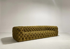 <span class=keywords><strong>CHESTER</strong></span> luce della luna di lusso <span class=keywords><strong>divano</strong></span> Villa mobili High-end italiano luce <span class=keywords><strong>divano</strong></span> in pelle di lusso con l'alta qualità - Product Image 2