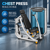 Appareil de musculation pour pectoraux BN Selectorized Seated Chest Press Trainer, machine de modelage des pectoraux, équipement d'entraînement des pectoraux pour salle de sport commerciale et centre de fitness d'hôtel