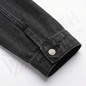 Veste en jean élégante pour femmes, boutonnée sur le devant, manches longues, taille ajustable, coupe confortable, élégante, décontractée, mode de rue - Product Image 6
