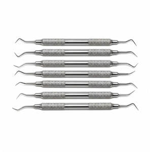 Juego de Curetas Gracey de 7 Piezas con Certificación CE, Instrumentos de Cirugía Dental, Kit de Escaladores Periodontales, Venta al por Mayor de Fábrica - Product Image 1