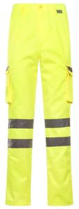 Pantalon de travail industriel léger taille haute pour hommes Vêtements de sécurité EPI imperméables Fermeture à la taille élastique Pantalon en tissu épais - Product Image 5