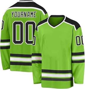 Camiseta de hockey sobre hielo personalizada para equipos de clubes y ligas Sublimación a todo color Tela antisudor Cambio rápido - Product Image 6