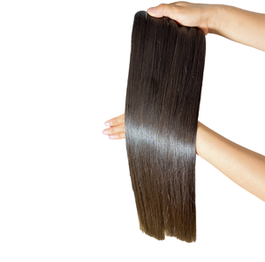Offre Spéciale Remy Grade Raw Virgin Non Transformés 100% Vierge Vietnamienne Cheveux Humains Machine Double Trame Bundles - Product Image 3