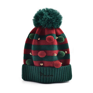 Chapeau d'hiver unisexe personnalisé, bonnet en tricot, chapeau Bennie, cadeau de Noël pour adultes, décorations de fête du Nouvel An - Product Image 3