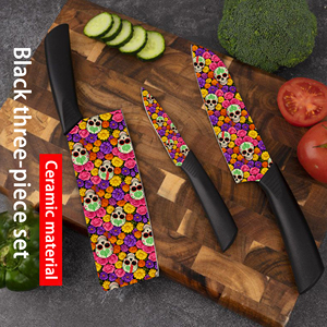 Ensemble de 3 couteaux de chef en céramique professionnels, manche en plastique, durable, ambidextre, livraison gratuite, stock personnalisé, exécution des commandes Shopify - Product Image 5