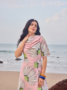 Robe imprimée à fleurs pour femmes - Product Image 4