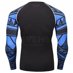 Vente en gros de Rash Guards personnalisés imprimés de bonne qualité pour hommes, vêtements de fitness, Rash Guard 2026 - Product Image 4