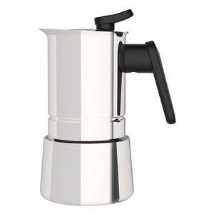 Cafetière Moka en acier inoxydable chromé poli, 4 tasses, induction 02CF037 - Product Image 6
