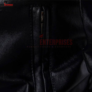 แจ็คเก็ตหนังผู้ชายคุณภาพสูง แจ็คเก็ตหนังกลางแจ้งแบบกําหนดเองด้วยวัสดุที่ดีที่สุดทําแจ็คเก็ตหนังที่ดีที่สุดของผู้ชาย - Product Image 6