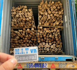 Piquets ronds en bois naturel pour le soutien des plantes de jardin, piquets en bois pour plantes, jardinage, aménagement paysager, pépinière, agriculture, décoration extérieure - Product Image 6