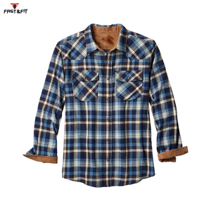 Camisa de Franela para Hombre de Invierno de Secado Rápido, Nuevo Diseño, Alta Calidad, 100% Algodón, Mangas Largas, Transpirable, Personalizable, Camisas Casuales - Product Image 5