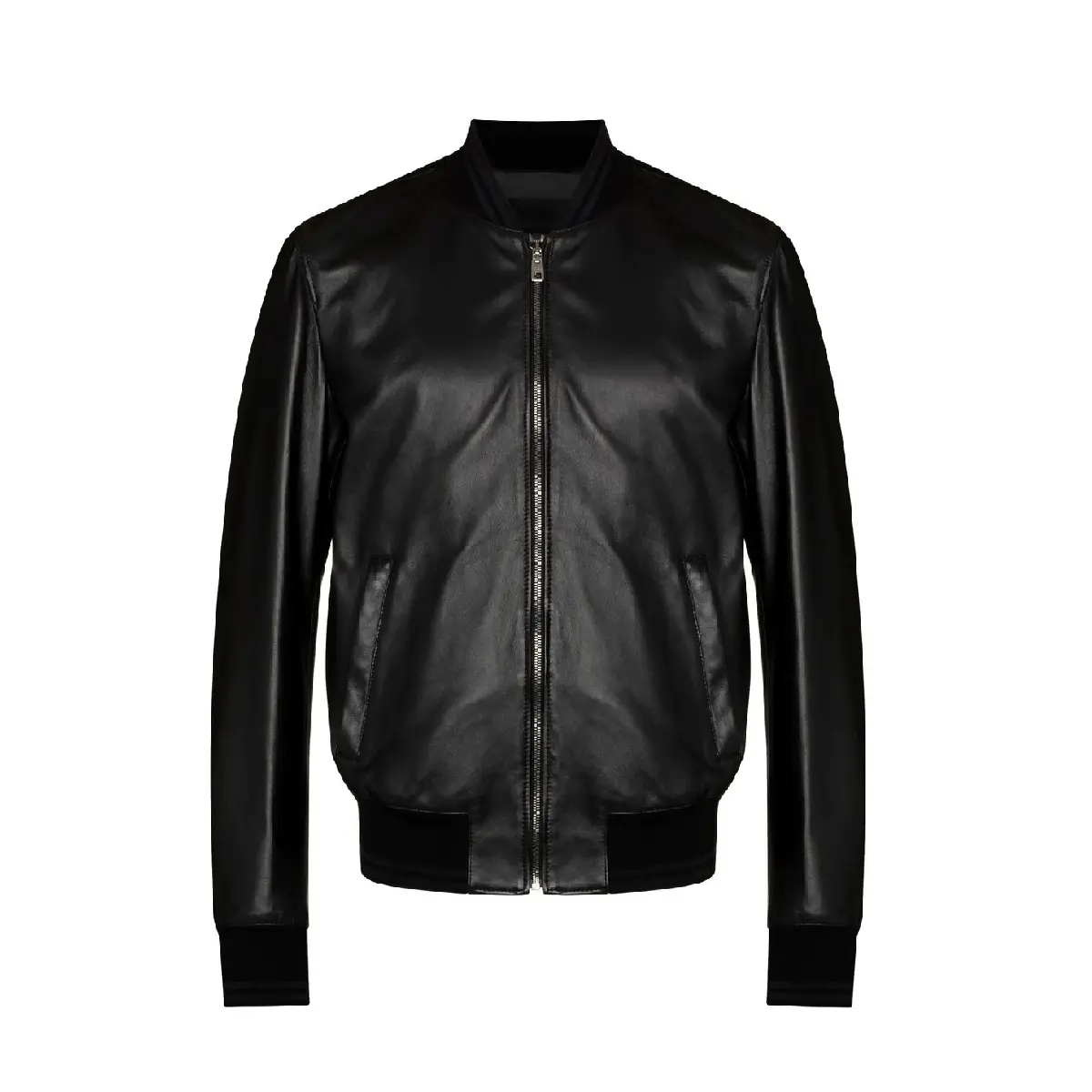 2022 New design Men Genuine Leather Jacket Custom High Quality Men Leather Jacket Wholesale Men Fashion Jacket