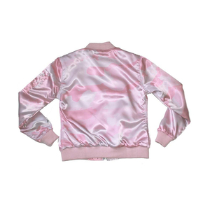 Chaqueta Bomber personalizada para mujer, ropa de calle, el mejor diseño 100%, ropa de satén de alta calidad, chaqueta Bomber para mujer - Product Image 2
