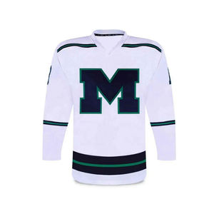 Jersey de Hockey sobre Hielo de Alta Calidad - Nuevo Modelo Popular, Ropa de Equipo Personalizable con Nombre de Equipo, Material de Poliéster/Algodón, Servicios OEM/ODM - Product Image 5