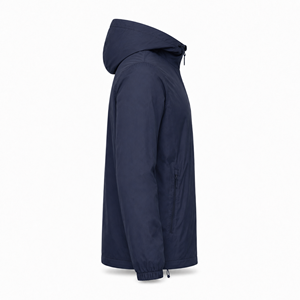 Veste coupe-vent à capuche pour homme personnalisée, légère, en polyester, résistante à l'eau, pour la randonnée en plein air, fermeture éclair intégrale, fournisseur en gros OEM ODM UE - Product Image 6