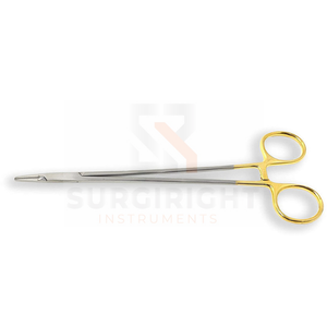 9 Inch Half Gold Stainless Steel <b>Surgical</b> Suture Debakey Needle Forceps Manual Metal <b>Basis</b> <b>Surgical</b> By Surgiright <b>Instruments</b> - Product Image 5