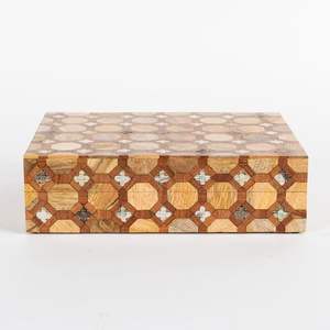 Venta al por mayor de cajas de almacenamiento con incrustaciones de huesos de animales para decoración del hogar, cajas de almacenamiento a la venta de madera de cuerno de joyería, cajas de joyería de bajo precio - Product Image 1