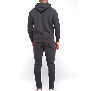 Survêtement décontracté à capuche léger personnalisé pour hommes Vêtements de sport d'hiver 100% coton Écologique Course à pied Jogging - Product Image 3