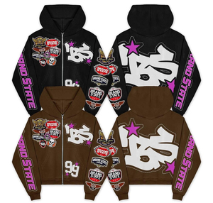 เสื้อฮู้ดดี้ผู้ชายคุณภาพสูง ผ้าฝ้าย 100% สีพื้น สำหรับฤดูหนาว ดีไซน์สร้างสรรค์ ปรับแต่งได้ ทรงปกติ สวมใส่สบาย - Product Image 3