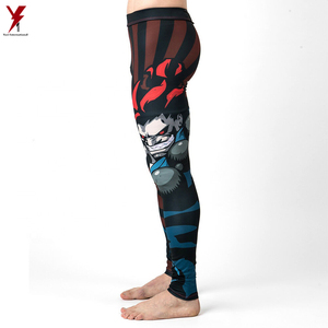Sublimated MMA Spats <b>Men's</b> <b>Leggings</b> Spats Tights <b>for</b> <b>Gym</b> Wears <b>Men</b> Spats <b>Leggings</b> <b>Men</b> Compression Fitness Tights Pants - Product Image 5