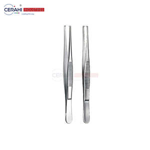 Ensemble de pinces à dissection professionnelles Adson Semken Pinces à tissus et pansements en acier inoxydable atraumatiques pour chirurgie de précision - Product Image 4