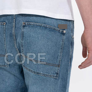 กางเกงยีนส์ของผู้ชายทรงสูงวัยใส่ซักได้พอดีตัวสไตล์ใหม่ - Product Image 6