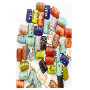 Bonne qualité de bandes de tuyau de conception fantaisie, mélange de perles de verre disponibles au meilleur prix chez les meilleurs grossistes indiens - Product Image 1