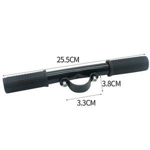 Manillar de bicicleta de Metal negro, accesorios para bicicleta, producto antideslizante, equipo de ciclismo, sujeción deportiva, usos de control - Product Image 2