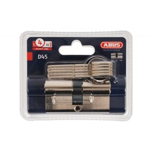 Cilindro de puerta ABUS D45 28/36, 5 llaves de hoyuelo, níquel - Product Image 1