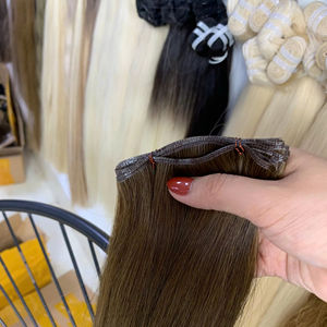 Extensiones de Cabello Genius Weft, Cabello Virgen Vietnamita, Calidad Premium, Piano, Todos los Colores, Todos los Tamaños - Product Image 1