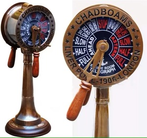 H.M.A Artesanía Elegante Telégrafo de latón Diseño Art Deco para Oficina marítima náutica o decoración del hogar para Diwali - Product Image 2