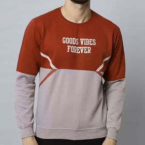 Sweat-shirt décontracté pour homme en coton 100% léger, écologique, brodé, de haute qualité, doublé pour l'hiver - Service personnalisé OEM tendance - Product Image 5