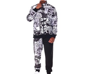 2025 dernière conception hommes survêtement sublimé haut tendance professionnel OEM fabriqué coton hommes survêtement de Sublimation pour hommes - Product Image 1