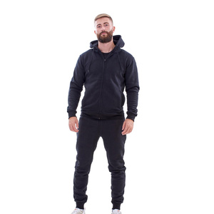 Chándal de gimnasio cómodo para hombre Conjunto de chándal de peso pesado personalizado Conjunto de Jogger y Sudadera con capucha para hombre de Pakistán al por mayor - Product Image 3