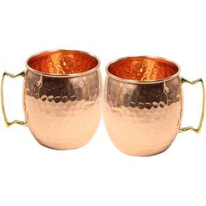 Nouveau Design Artisanat Cuivre Mule Tasses Potable Cuivre Exportateur De Cuivre De L'Inde Avec Qualité D'exportation - Product Image 3