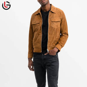 Premium Quality Heavy-Duty Industrial Safety Work <b>Jacket</b> Leather PU Leather Cotton Canvas Stand Collar Welding Workers Winter - Product Image 4