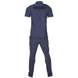 Personnalisé de haute qualité 100% polyester gris garde de sécurité uniforme unisexe à manches longues conception pour les hommes - Product Image 3
