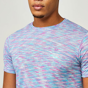 เสื้อยืดคอกลมสำหรับผู้ชายเสื้อยืดสะท้อนแสงสำหรับฤดูร้อนออกแบบโลโก้ได้ตามต้องการ - Product Image 4